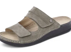 MUBB Herrenschuhe|Schuhe>, bequeme Herren-Pantoletten, Weite H, mit Klettverschluss