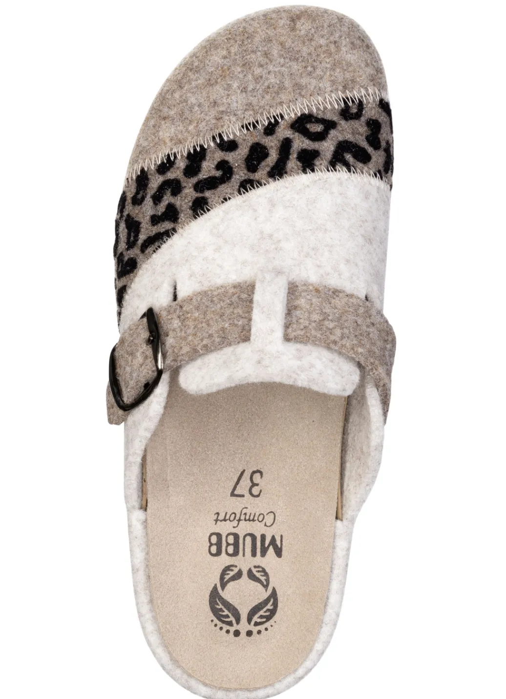 MUBB Damenschuhe|Schuhe>, klassische Damen-Hausschuhe, Weite H, mit herausnehmbarem Fußbett