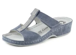 MUBB Schuhe|Damenschuhe>Pantolette mit funkelnden Glitzersteinchen