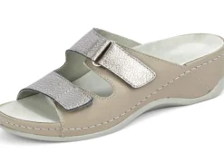 MUBB Schuhe|Damenschuhe>Pantolette mit Leder-Memory-Fußbett