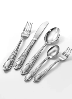 Besteck>Mulex Menübesteck Rococo aus rostfreiem 18/0 EDELSTAHL