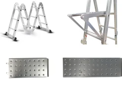 MEDIA SHOP Gartenpflege|Haushaltshelfer>Multifunktionale Allzweck-Leiter Hammersmith Super Ladder SILBER