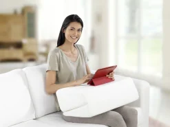 Alltagshilfen|Heimtextilien></noscript>Multifunktionales Keilkissen WEISS