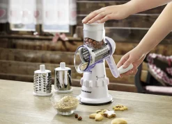 LIVINGTON Haushaltshelfer>Multireibe mit extragroßer Öffnung WEISS