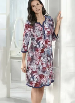 Nachtwäsche|Damenwäsche>Nachthemd mit Modal und 3/4-langen Ärmeln