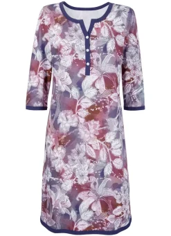 Nachtwäsche|Damenwäsche></noscript>Nachthemd mit Modal und 3/4-langen Ärmeln