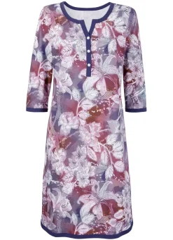 Nachtwäsche|Damenwäsche></noscript>Nachthemd mit Modal und 3/4-langen Ärmeln