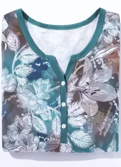 Nachtwäsche|Damenwäsche></noscript>Nachthemd mit Modal und 3/4-langen Ärmeln