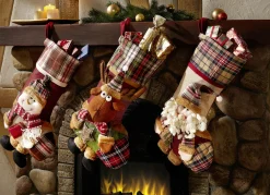 Weihnachtliche Geschenkideen>Nikolausstiefel, 3er-Set BUNT