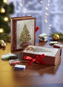 Weihnachtsleckereien|Weihnachtliche Geschenkideen>Nostalgie-Buch Weinachtsbaum 2er-Set BUNT