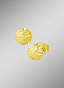 Damen-Goldschmuck>Ohrstecker mit Diamantierung