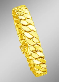 Damen-Goldschmuck>Partner-Panzerarmband in schwerer Ausführung