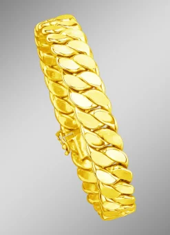 Damen-Goldschmuck>Partner-Panzerarmband in schwerer Ausführung