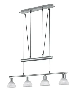 Möbel>Pendelleuchte aus mattem Metall