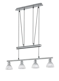 Möbel>Pendelleuchte aus mattem Metall