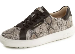 PETER KAISER Schuhe|Damenschuhe>, modische Damen-Sneaker, mit herausnehmbarem Fußbett TAUPE-MOKKA