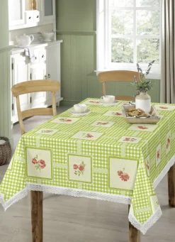 Gartentischdecken|Heimtextilien></noscript>Pflegeleichte Wachstuch-Tischdecke