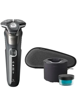 PHILIPS Schönheit & Körperpflege|Technik>Shaver S5887/50 Series 5000 Akku-/Netz-Rasierer BLAU-GRAU