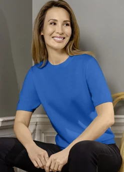 Pullover & Strickmode>Pima-Pullover in Feinstrick