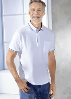 Shirts & Sweatshirts>Poloshirt in 4 Farben