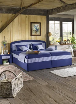 Möbel>Polsterbett mit geräumigem Bettkasten