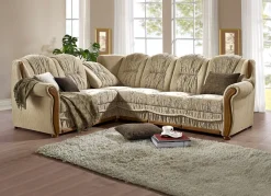 Möbel>Polsterecke mit Bettfunktion und Bettkasten