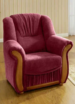 Möbel>Polstermöbel mit angenehmem, hochflorigem Stoffbezug