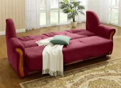 Möbel></noscript>Polstermöbel mit angenehmem, hochflorigem Stoffbezug