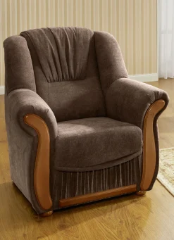 Möbel></noscript>Polstermöbel mit angenehmem, hochflorigem Stoffbezug