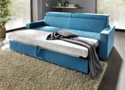 Möbel></noscript>Polstermöbel mit Bettfunktion und verstellbaren Kopfstützen