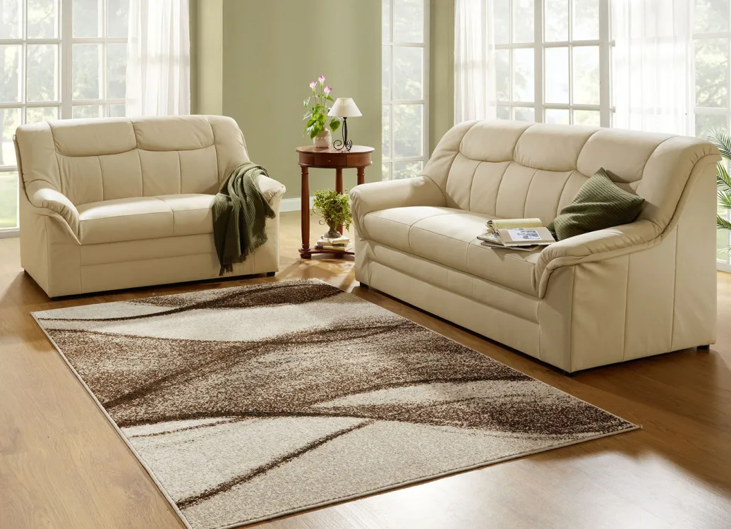 Möbel>Polstermöbel mit Bezug aus echtem Leder