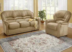 Möbel>Polstermöbel mit Bezug aus echtem Leder