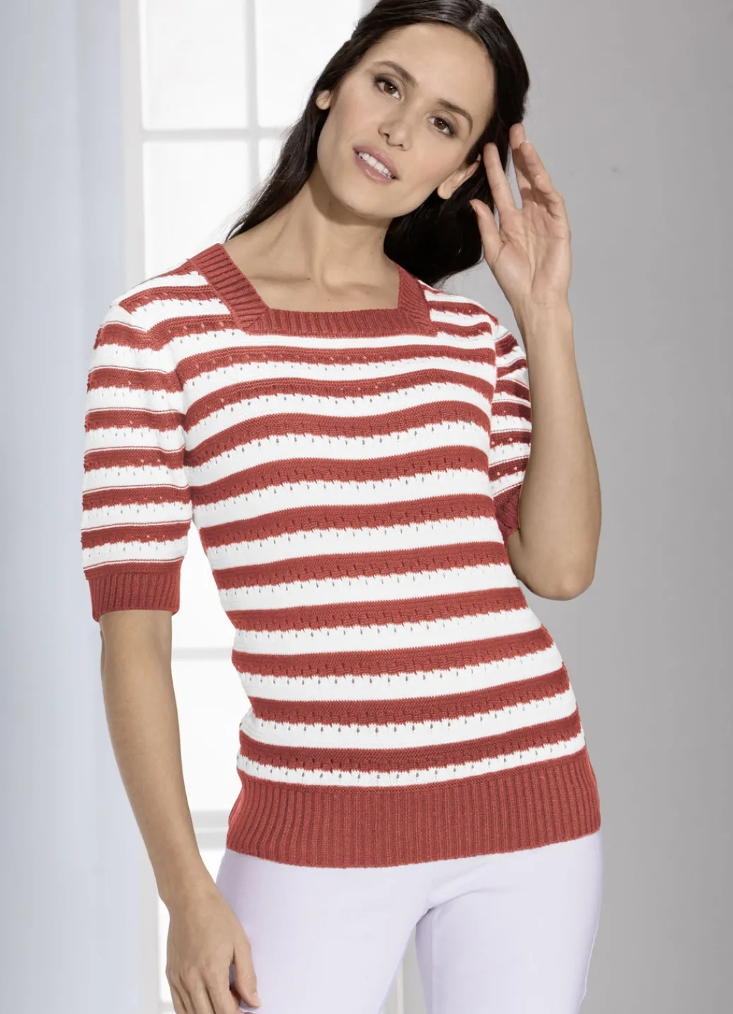 Pullover & Strickmode>Pulli in Ringeldessin