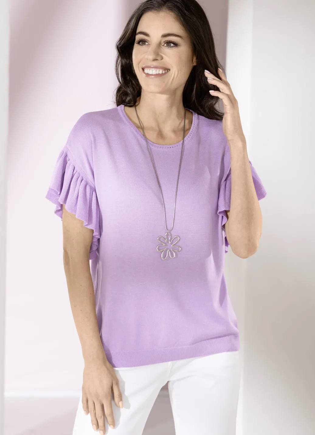 Laura Kent Pullover & Strickmode>Pulli in weich fließender Qualität