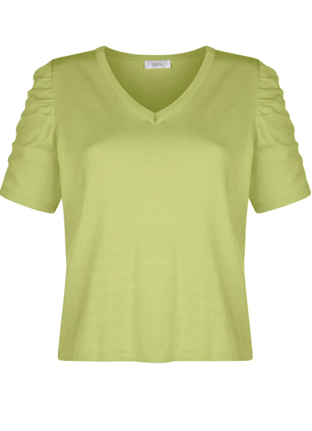 Pullover & Strickmode>Pulli mit Raffung an den Ärmeln LIMETTE