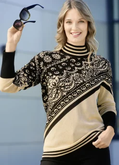 Pullover & Strickmode>Pullover in Jacquard-Dessin