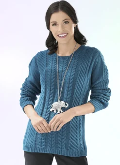 Pullover & Strickmode>Pullover in Strukturmix