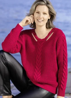 Pullover & Strickmode>Pullover mit Cut-Outs