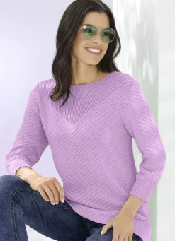 Pullover & Strickmode>Pullover mit nachhaltig recycelter Baumwolle