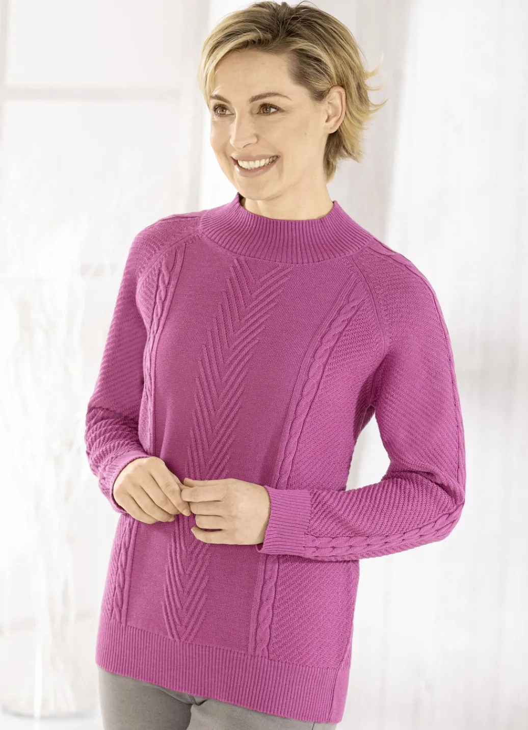 Pullover & Strickmode>Pullover mit Schurwolle