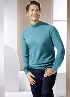 Pullover & Strickmode>Pullover mit Stehkragen in 4 Farben