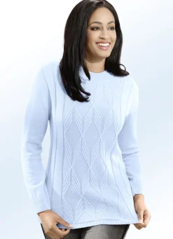 Pullover & Strickmode>Pullover mit Strukturmix