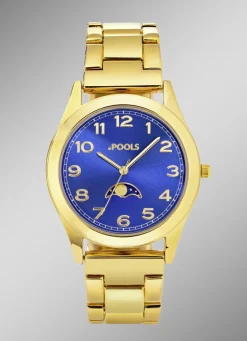 POOLS Herrenuhren|Damenuhren>Quartz-Partneruhr von mit Mondphasen