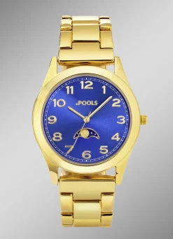 POOLS Herrenuhren|Damenuhren>Quartz-Partneruhr von mit Mondphasen