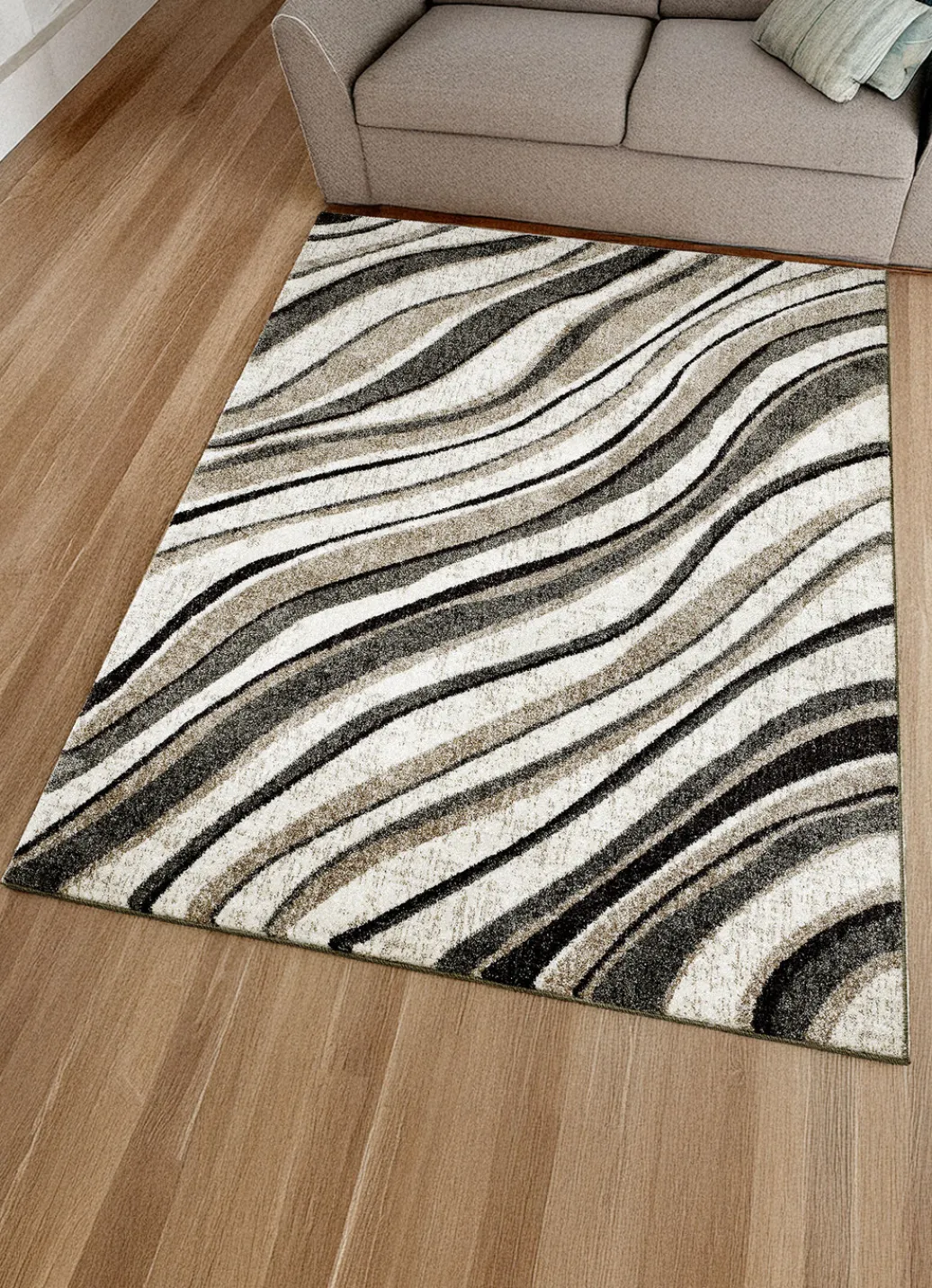 Heimtextilien>Raffinierte Brücke und Teppiche BEIGE-BRAUN