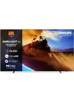 PHILIPS Technik>Rahmenloser 4K Ultra HD OLED Ambilight-TV SCHWARZ