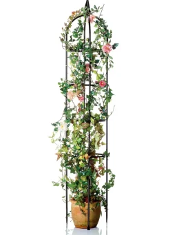 Gartenpflege|Gartendekoration>Rankgitter aus lackiertem Metall SCHWARZ