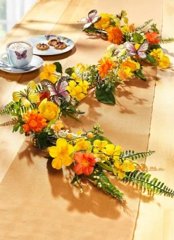 Dekoration>Ranunkel-Girlande GRÜN