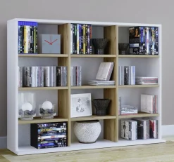 Möbel>Regal aus Holzstruktur-Nachbildung