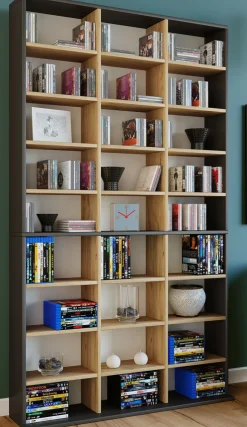 Möbel></noscript>Regal aus Holzstruktur-Nachbildung